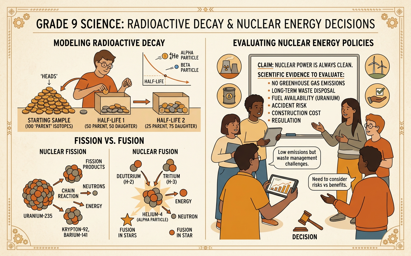 Radioactive Decay and Nuclear Energy Decisions